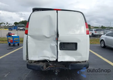 2011 Chevrolet Express 2500 Work Van из США, поврежденный, VIN 1GCWGFCA2B1160892